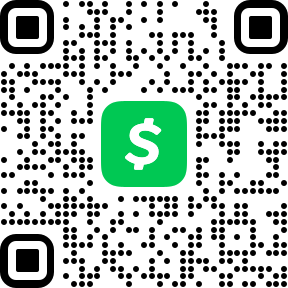 a qr code with a green dollar sign